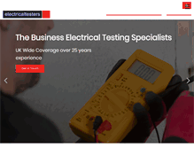 Tablet Screenshot of electricaltesters.com